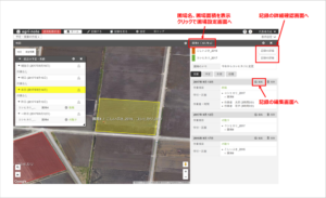 ダッシュボードでの圃場情報の確認