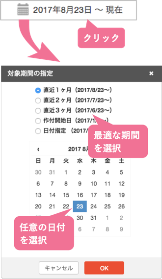 施肥回数_対象期間を指定する