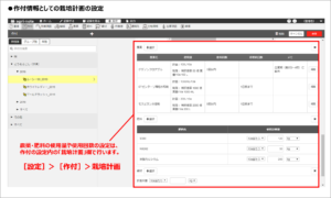 06栽培計画での農薬・肥料の設定